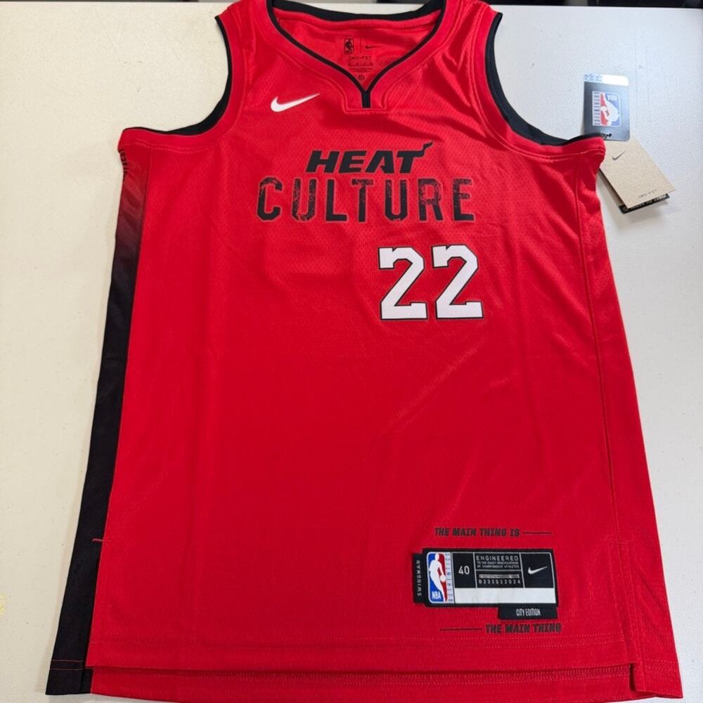 Jimmy Butler Miami Heat Nike NBA City Edition Jersey 40 Small NWT